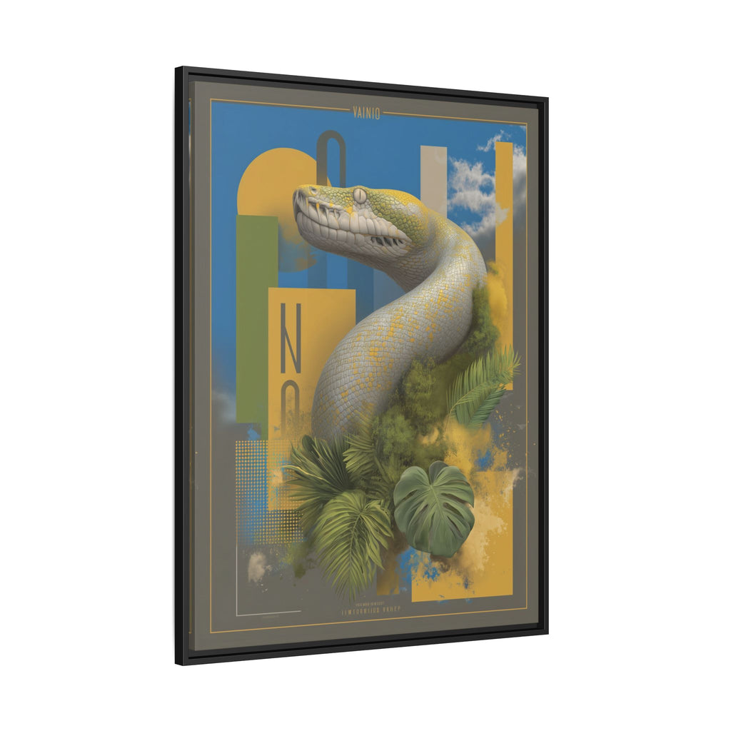 Serpent's Geometry: Tropical Realism, Digital Wildlife Composition   |    Custom Orders Available