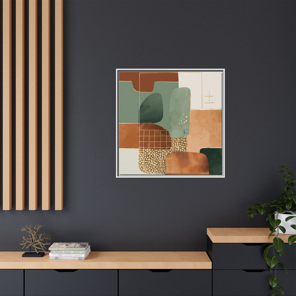 Geometric Harmony: Abstract Minimalist Art, Mid-Century Modern Design, Organic Shapes Composition   |   Custom Orders Accepted