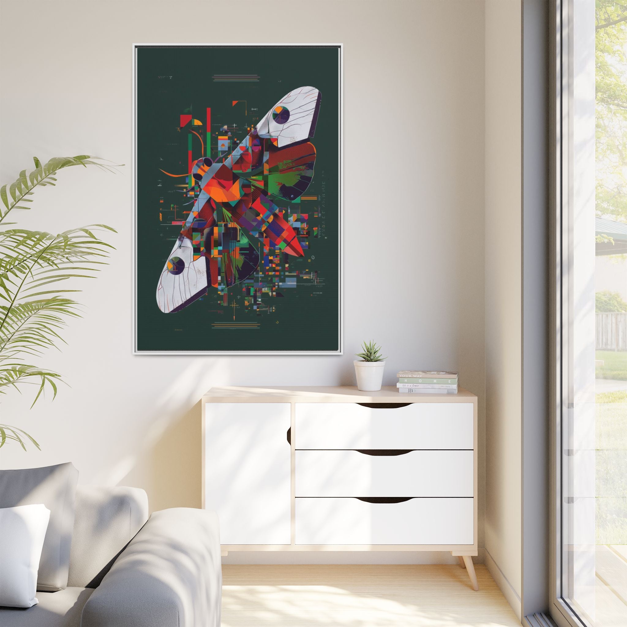 Butterfly Deconstruction: Geometric Digital Art, Pixelated Abstract Butterfly Wings   |    Custom Orders Available