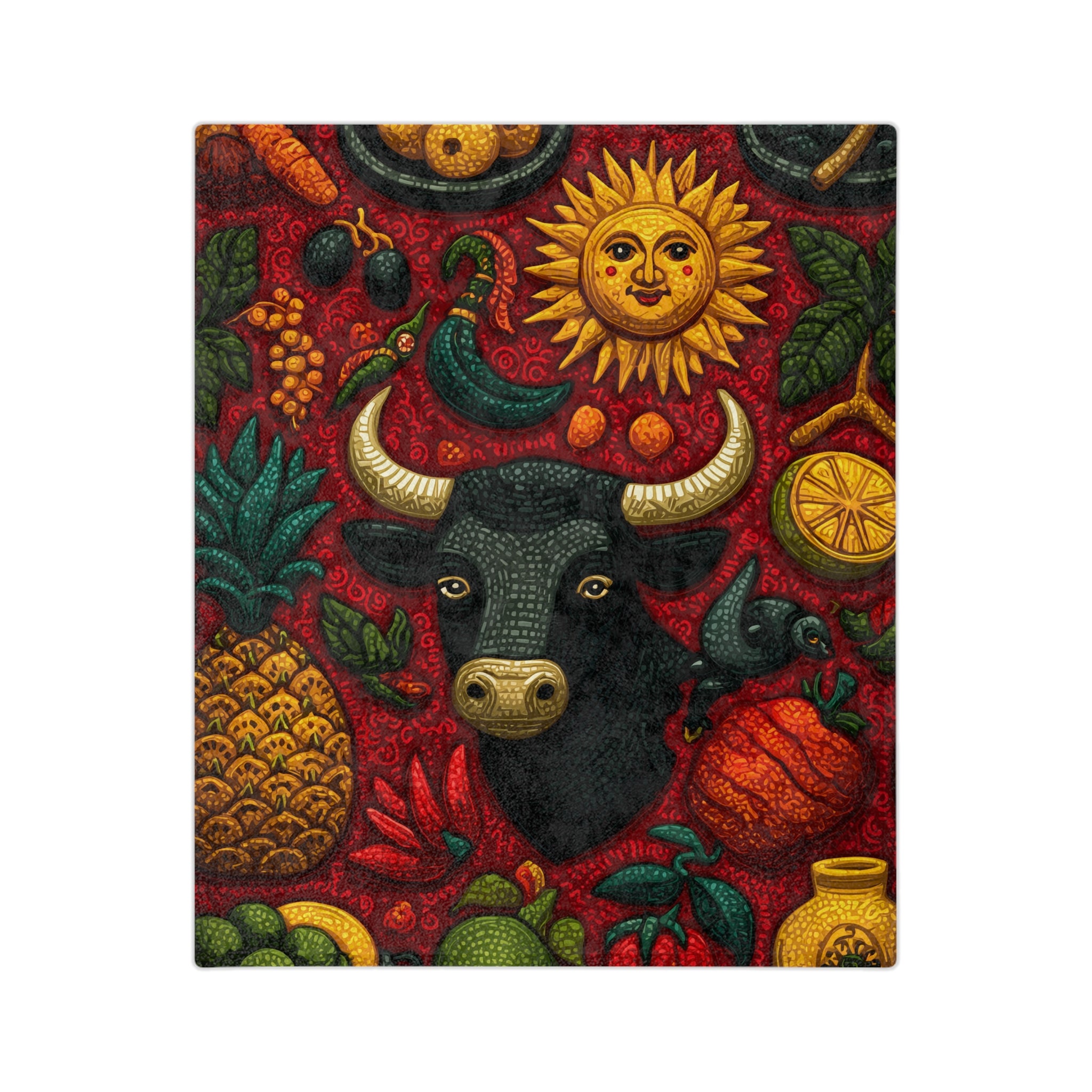 Vibrant Spanish Art Blanket, Cozy Home Décor, Bohemian Style Throw, Unique Gift for Any Occasion, Doona Cover, Duvet, Quilt