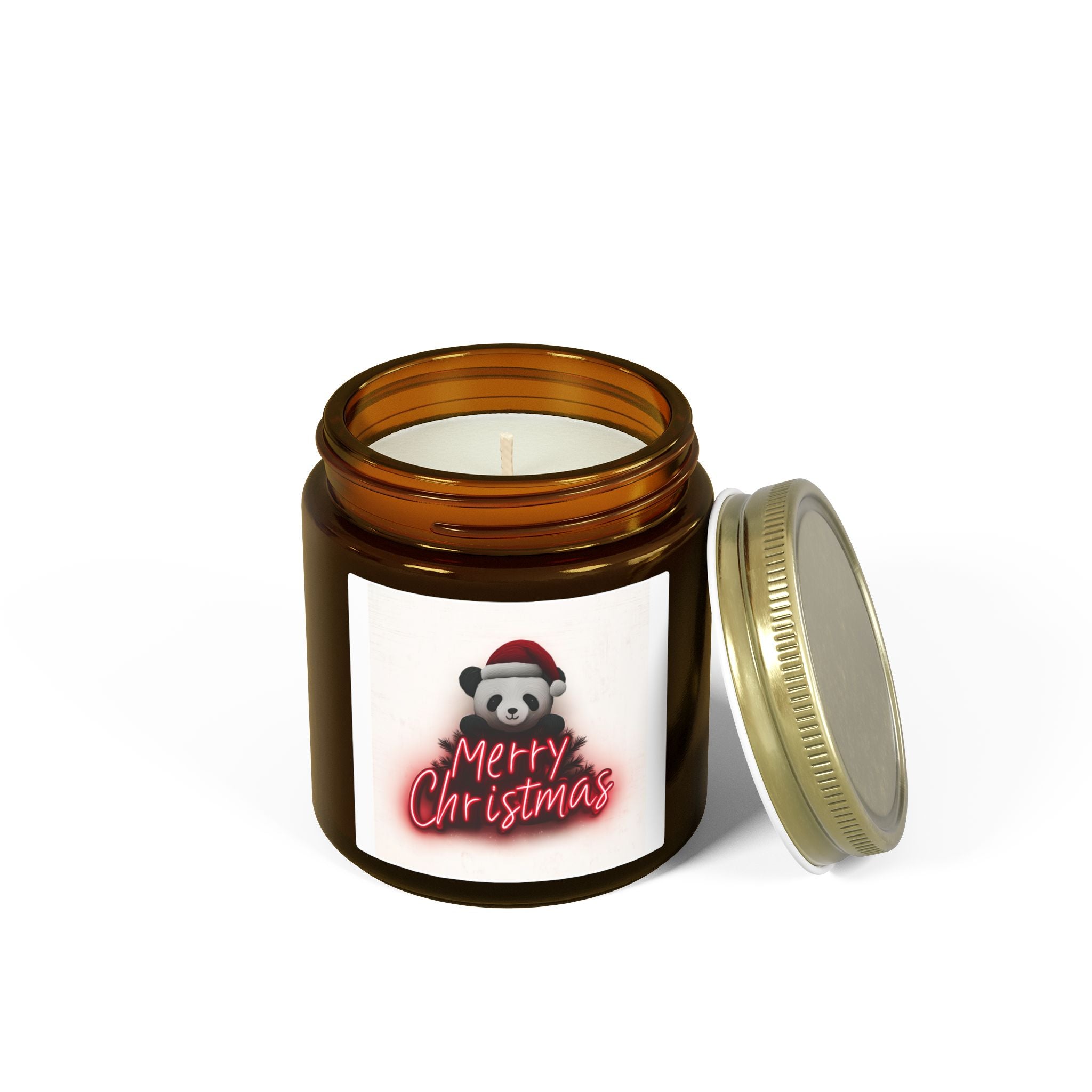 Merry Christmas Scented Candles | Coconut Apricot Wax | Holiday Décor, Gift for Her, Aromatherapy, Home Fragrance, Cozy Ambiance