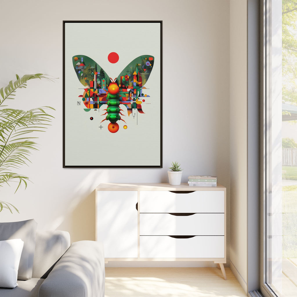 Metamorphic Geometry: Digital Butterfly Architecture, Cubist Nature Transformation   |    Custom Orders Available