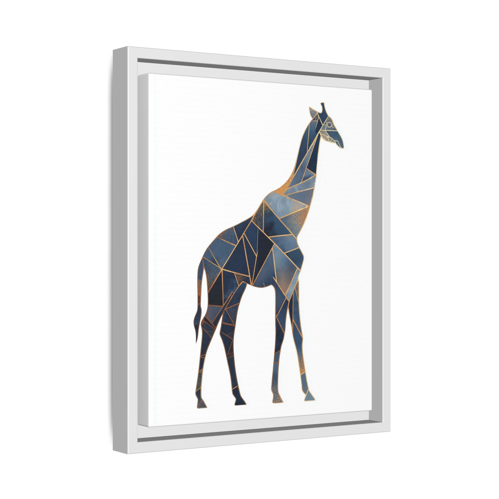 Geometric Giraffe Framed Print : Polygonal Wildlife Art, Modern Mosaic Design   |  Personalized & Custom Orders Available