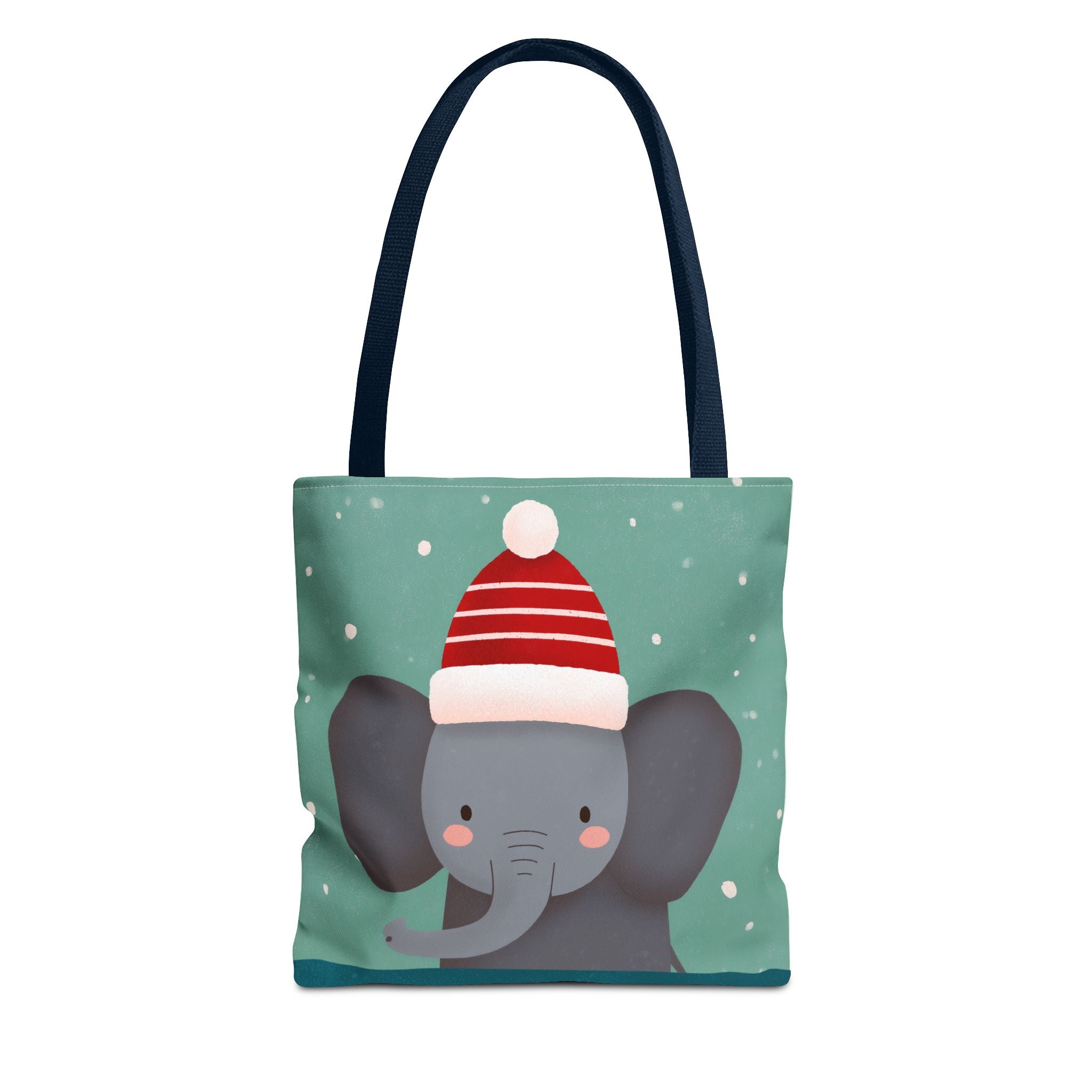 Cute Christmas Elephant Tote Bag (AOP)