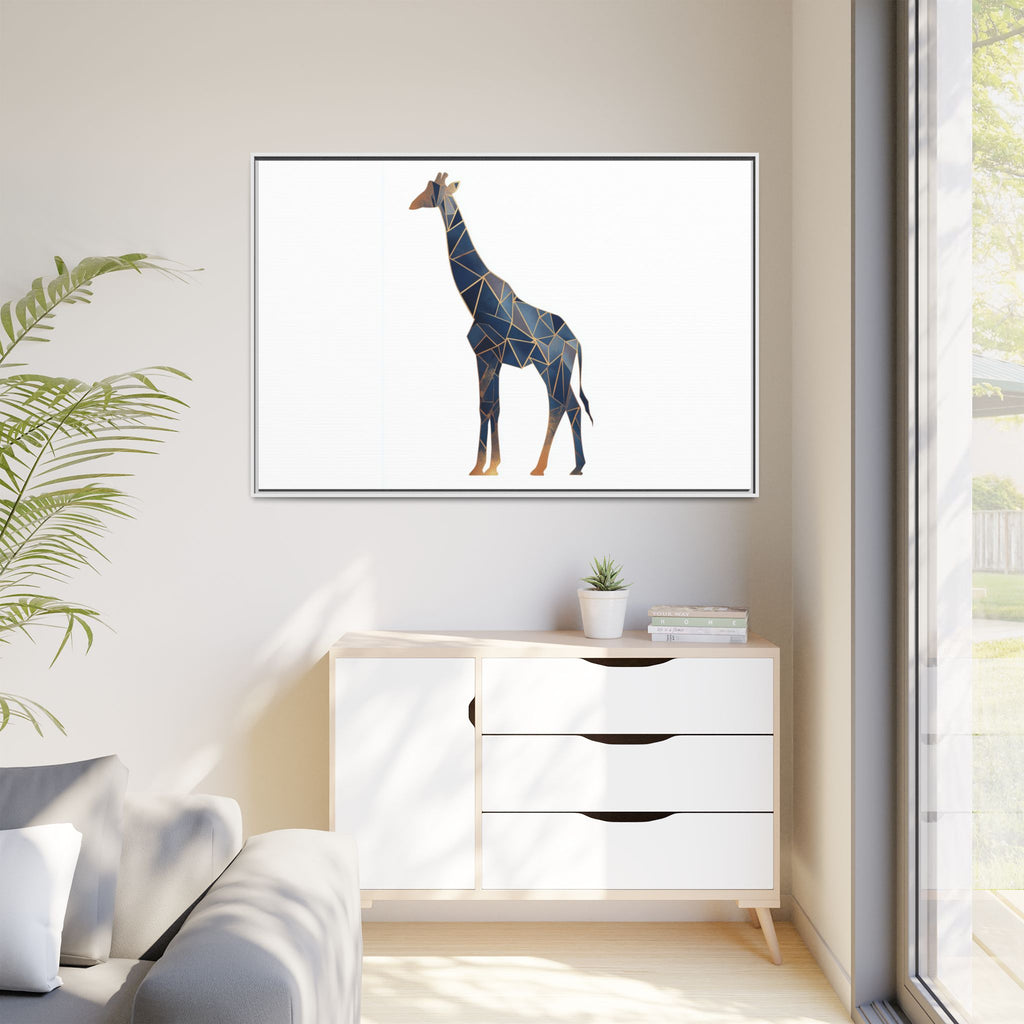 Geometric Giraffe: Modern Wildlife Art, Angular Minimalist Design   |  Personalized & Custom Orders Available