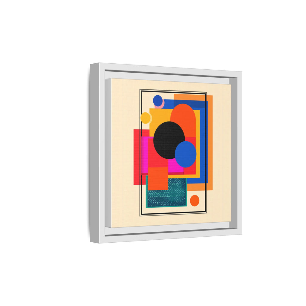 Geometric Harmony: Abstract Color Blocks, Mid-Century Modern Design, Minimalist Art Composition   |   Custom Orders Accepted