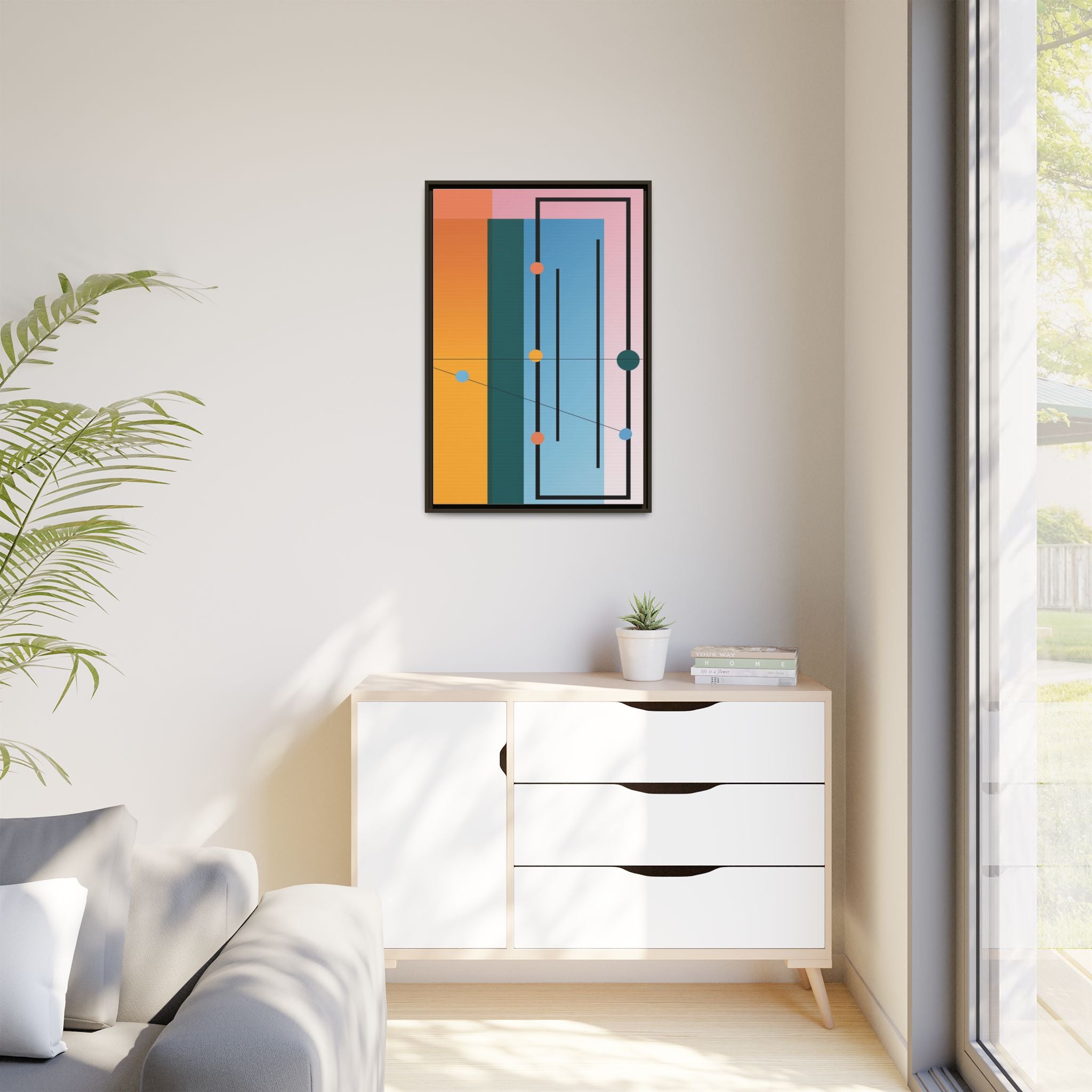 Geometric Harmony: Constructivist Color Planes, Modernist Composition, Abstract Spatial Rhythm   |   Custom Orders Accepted