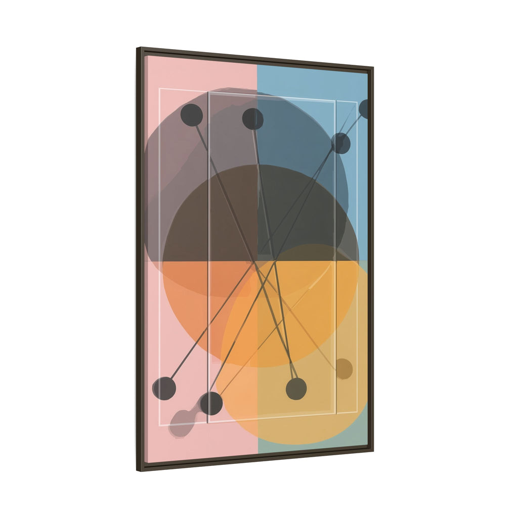 Geometric Intersections: Pastel Quadrants, Mid-Century Minimalism, Network Nodes   |   Custom Orders Accepted