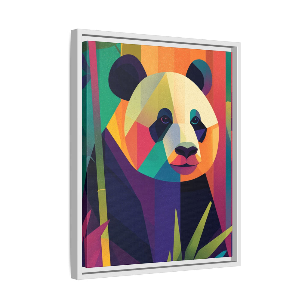 Geometric Panda Framed Print : Kaleidoscope Panda, Digital Art Illustration   |  Personalized & Custom Orders Available