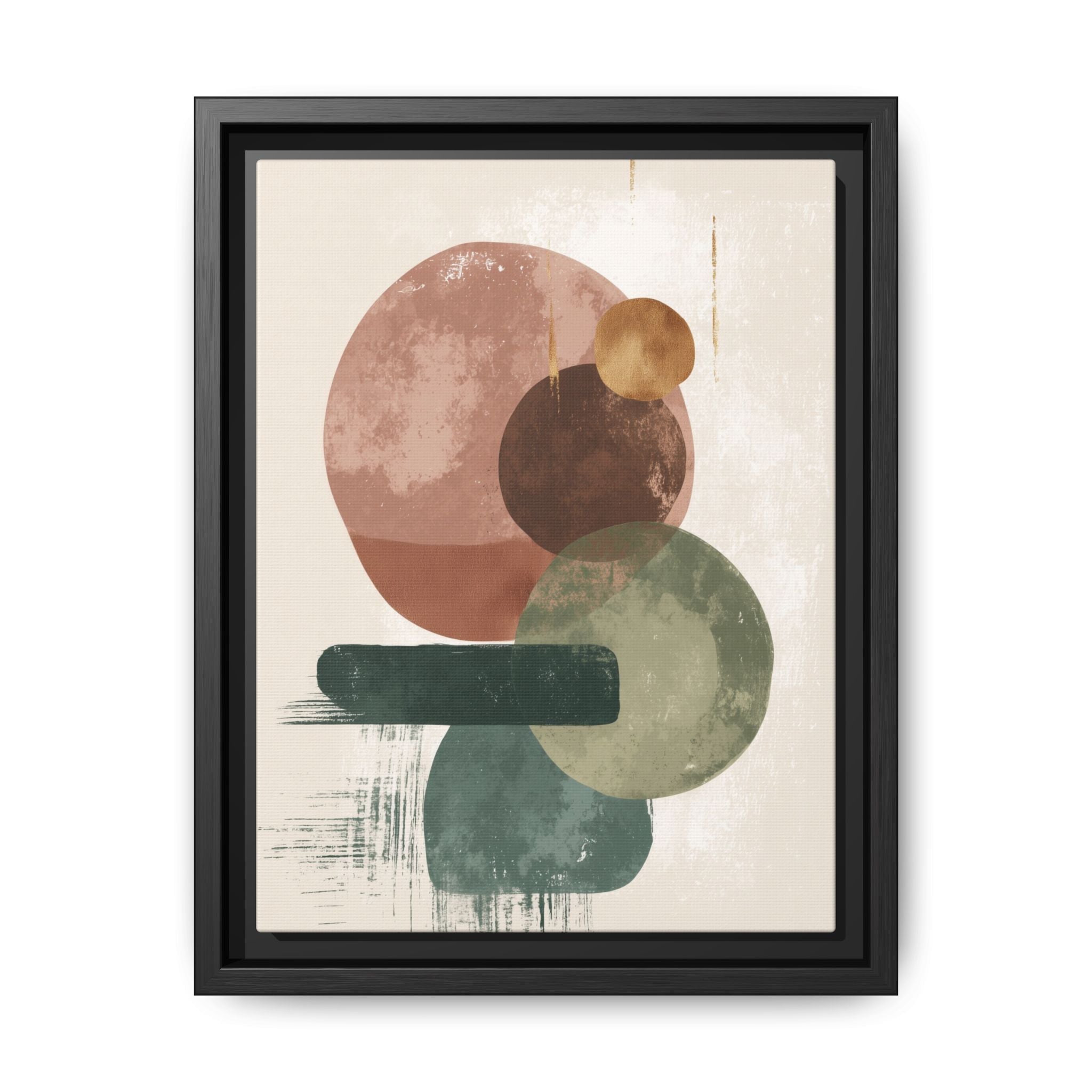 Organic Intersections: Watercolor Abstraction, Earth Tone Composition, Modern Minimalist Art   |   Custom Orders Accepted