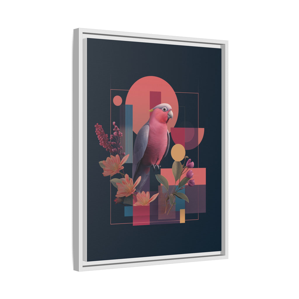 Geometric Rose Galah: Digital Art Deco, Retro-Futuristic Parrot Composition   |    Custom Orders Available