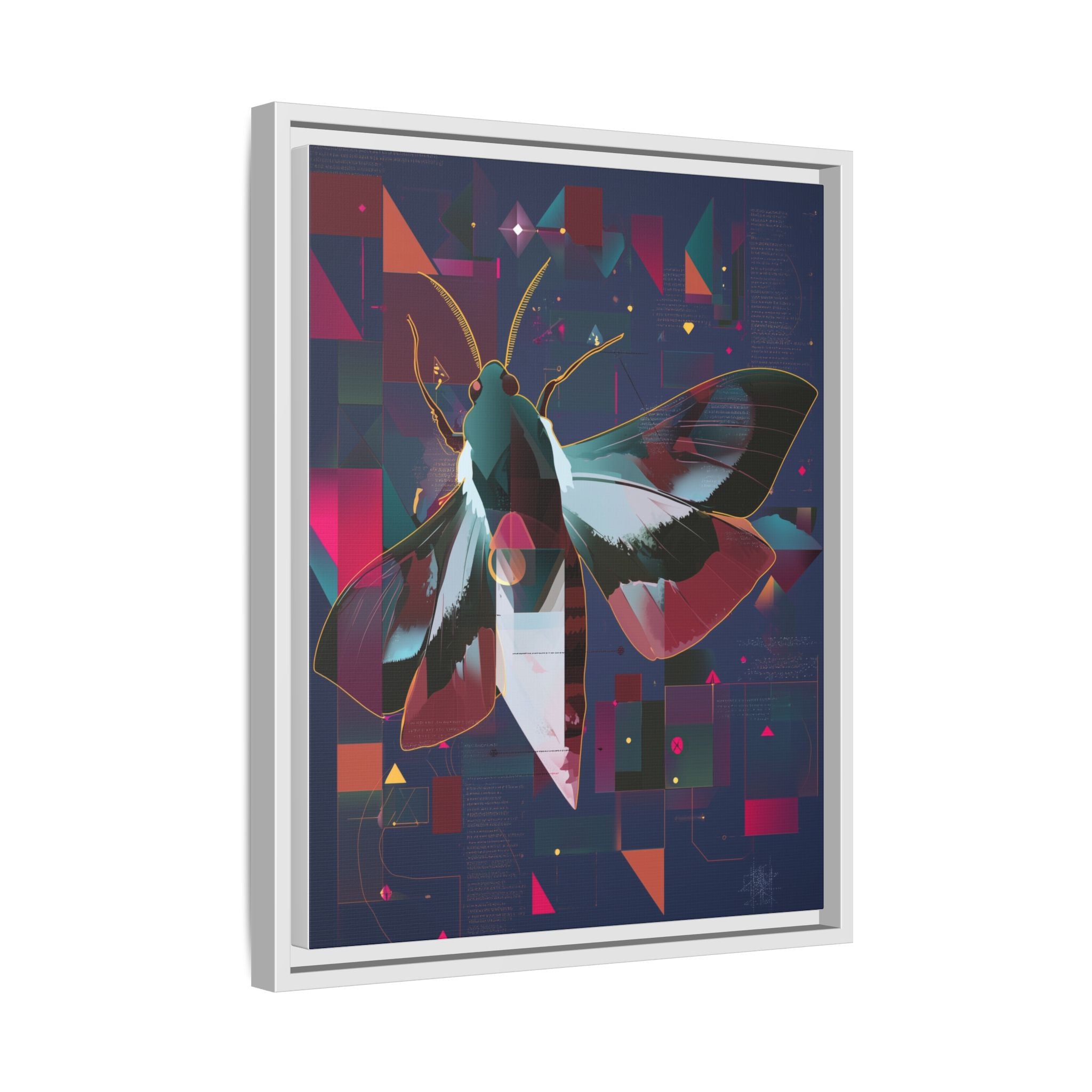 Digital Metamorphosis: Geometric Butterfly, Technological Nature   |    Custom Orders Available