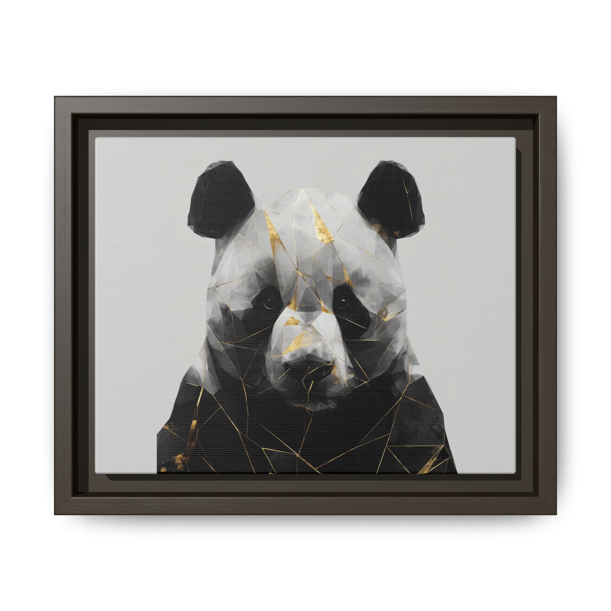 Fractured Panda: Geometric Wildlife Art, Low-Poly Contemporary Portrait   |  Personalized & Custom Orders Available