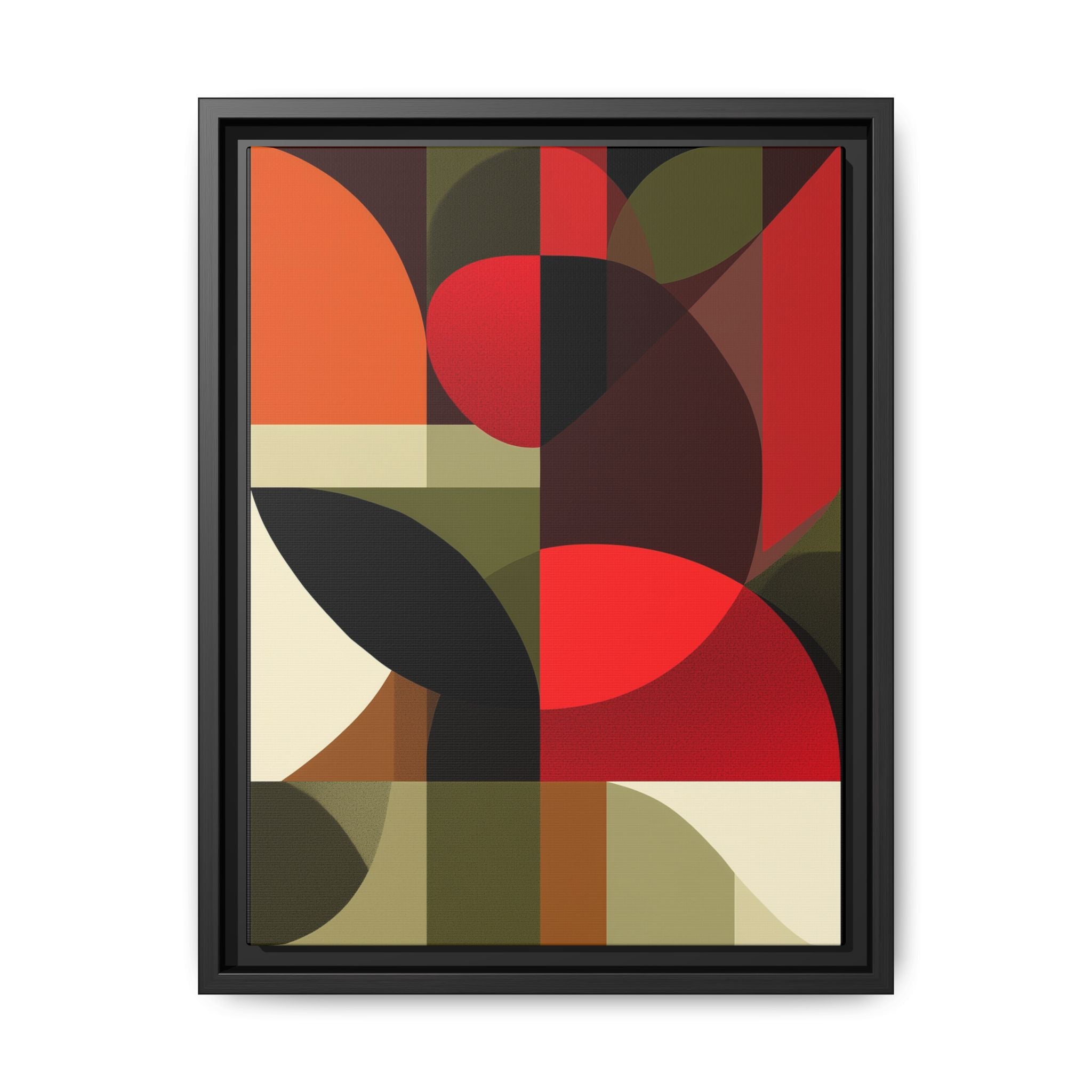 Geometric Fusion: Modern Abstract Composition, Cubist Color Blocks, Architectural Form Harmony   |   Custom Orders Accepted