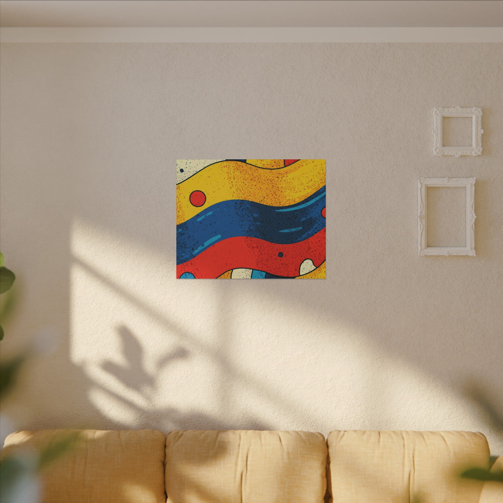 Fluid Dynamics: Retro Abstract Shapes, Mid-Century Modern Motion, Geometric Color Waves   |   Custom Orders Accepted