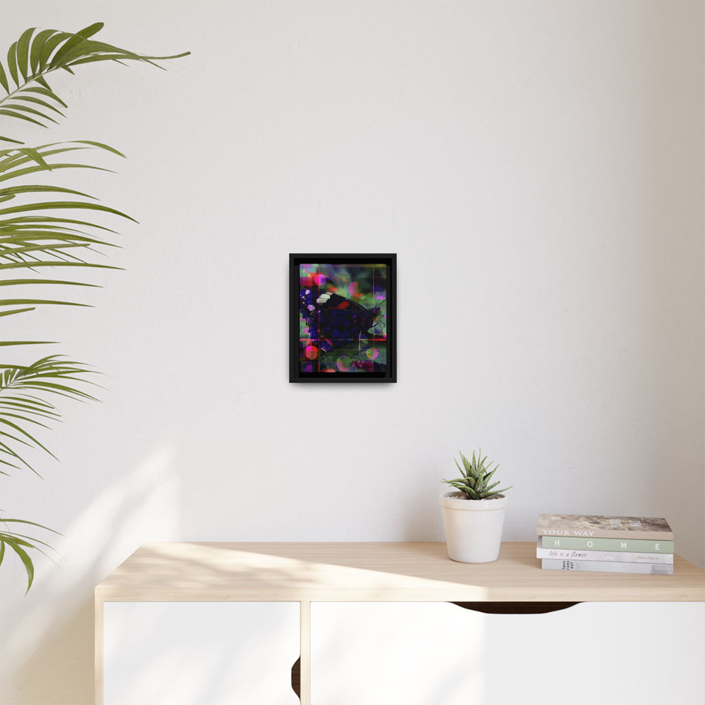 Geometric Butterfly Framed Print: Digital Glitch Butterfly Art, Geometric Nature Photography   |  Personalized & Custom Orders Available