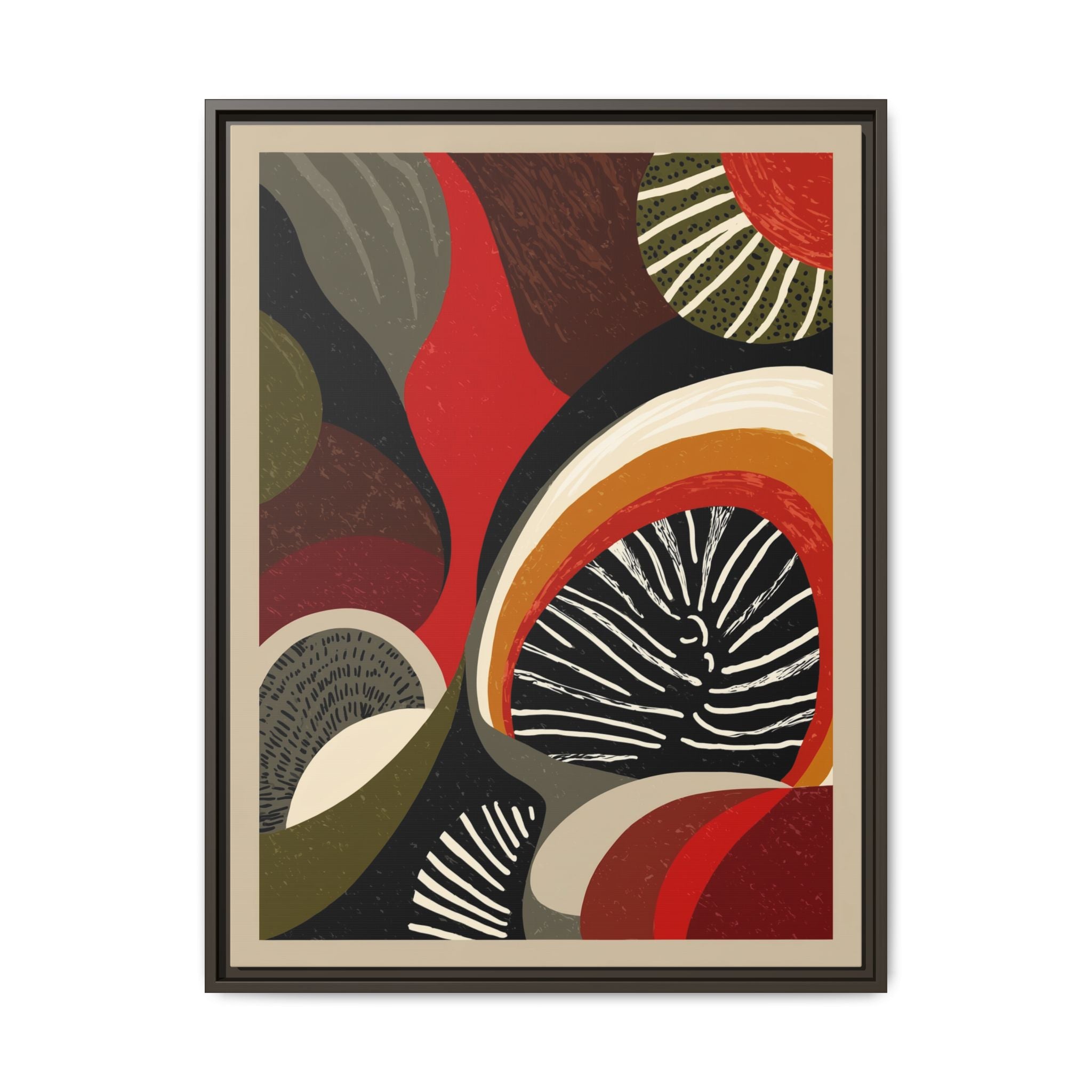 Geometric Rhythm: Abstract Composition, Mid-Century Modern Art, Radial Design Inspiration   |   Custom Orders Accepted