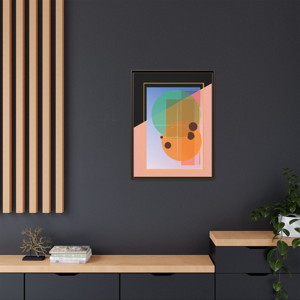 Geometric Harmony: Abstract Composition, Overlapping Shapes, Precision Design   |   Custom Orders Accepted