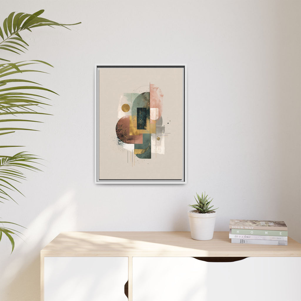 Organic Geometries: Fragmented Forms, Digital Abstract Composition, Layered Minimalist Art   |   Custom Orders Accepted