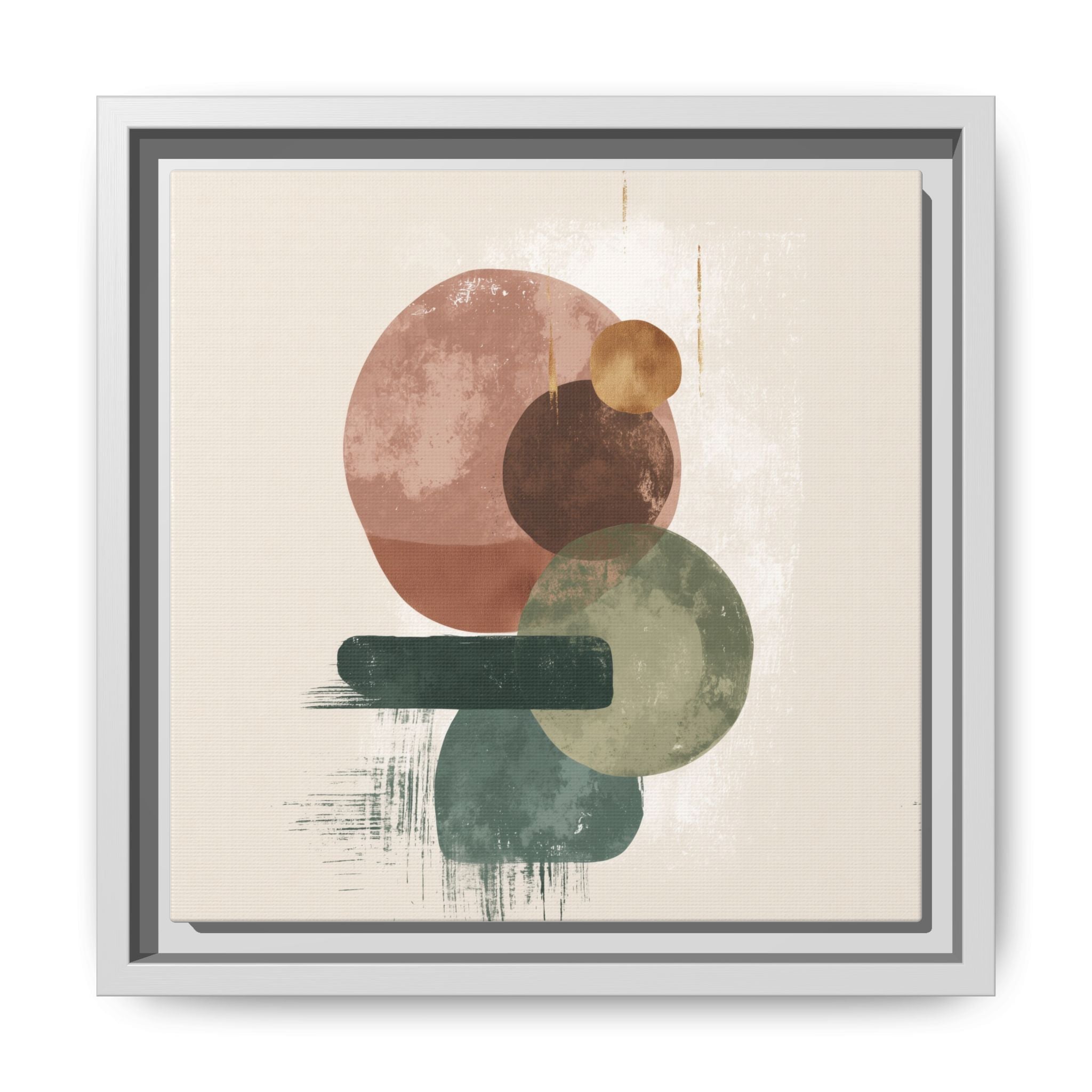 Organic Intersections: Watercolor Abstraction, Earth Tone Composition, Modern Minimalist Art   |   Custom Orders Accepted