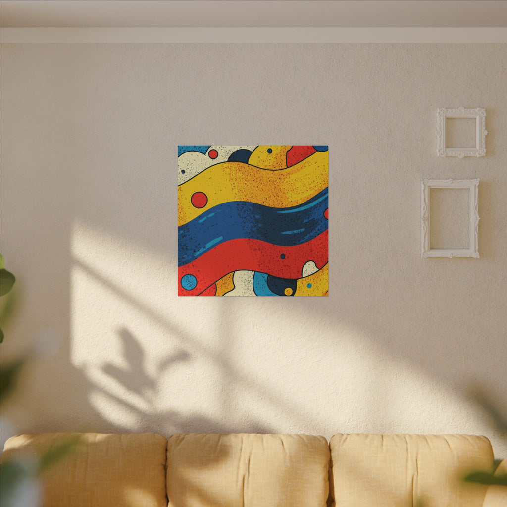 Fluid Dynamics: Retro Abstract Shapes, Mid-Century Modern Motion, Geometric Color Waves   |   Custom Orders Accepted