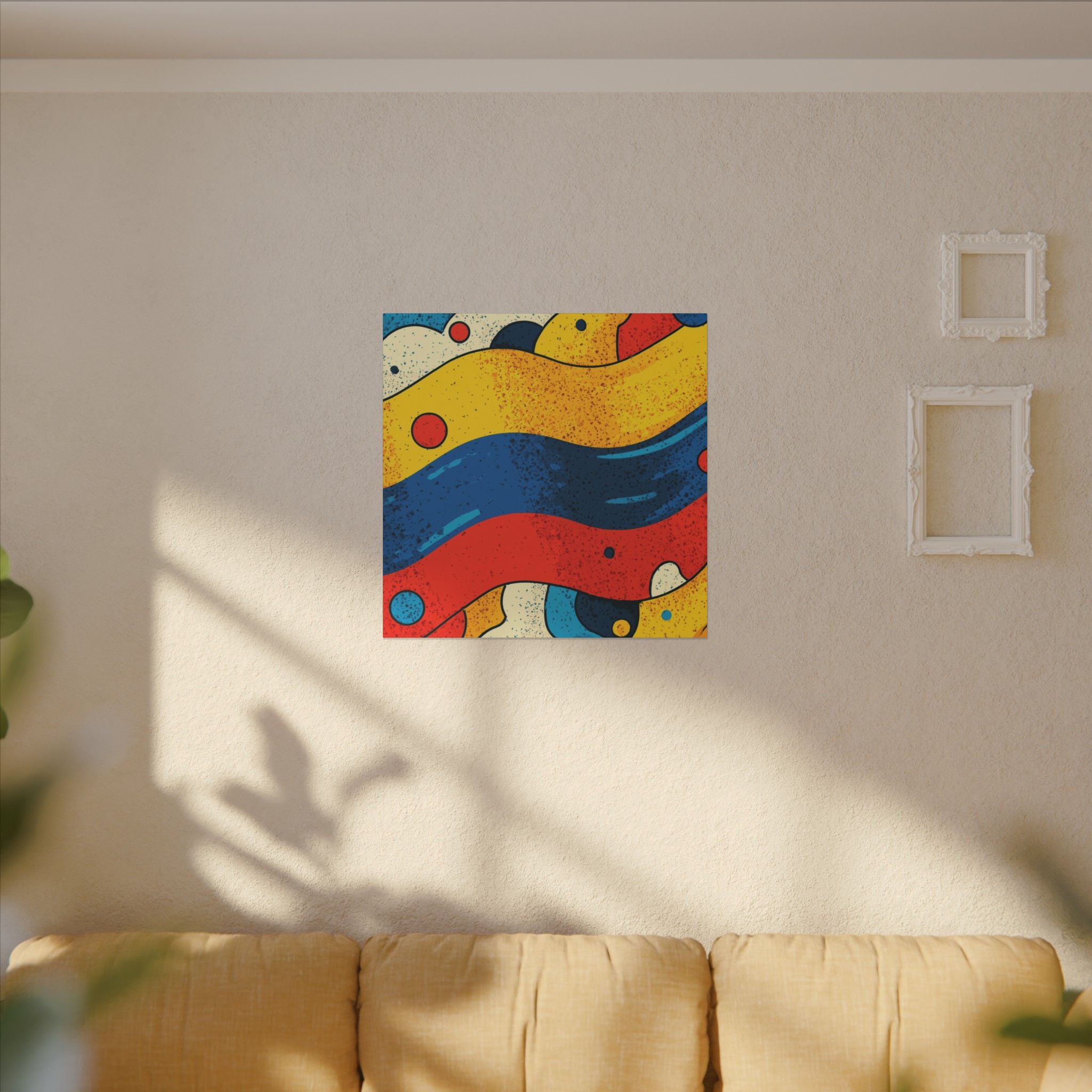 Fluid Dynamics: Retro Abstract Shapes, Mid-Century Modern Motion, Geometric Color Waves   |   Custom Orders Accepted