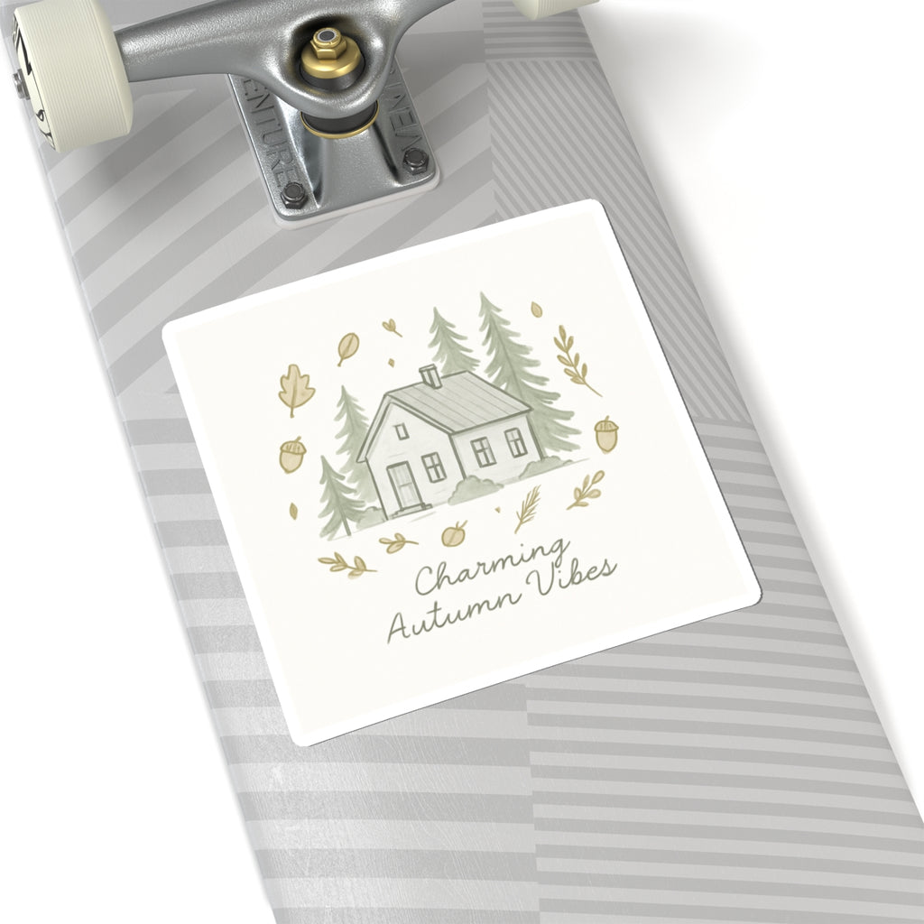 Sticker Set - Autumn Cabin Camping Vibes Kiss-Cut Stickers