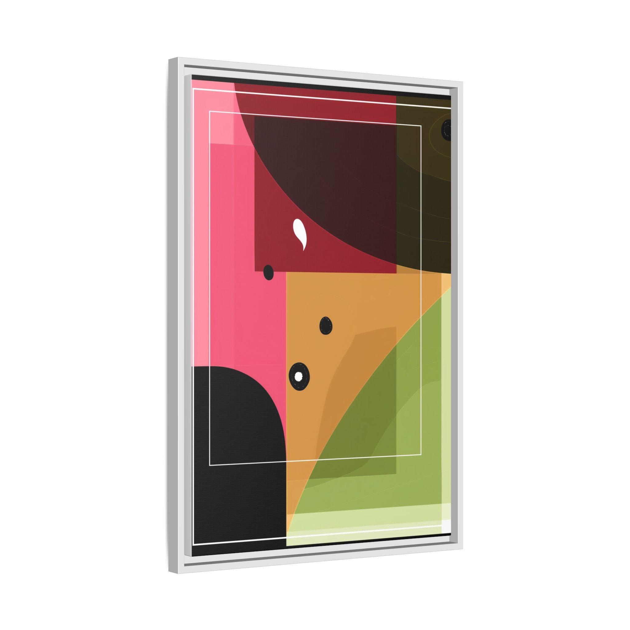 Geometric Convergence: Abstract Modernist Composition, Constructivist Color Blocking, Layered Geometric Design   |   Custom Orders Accepted