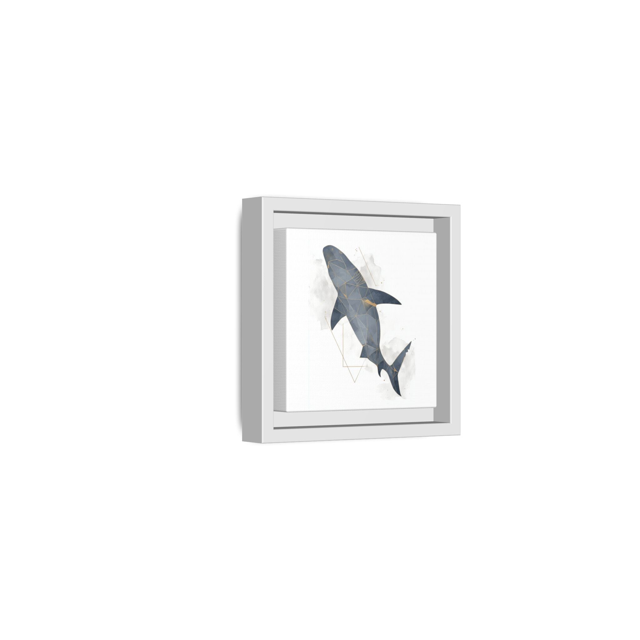 Aquatic Geometry: Shark Polygon Abstraction, Oceanic Digital Art   |  Personalized & Custom Orders Available