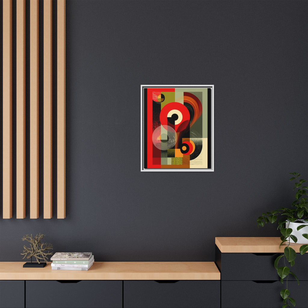 Chromatic Geometrics: Abstract Constructivist Composition, Modernist Color Blocking, Layered Circular Forms   |   Custom Orders Accepted