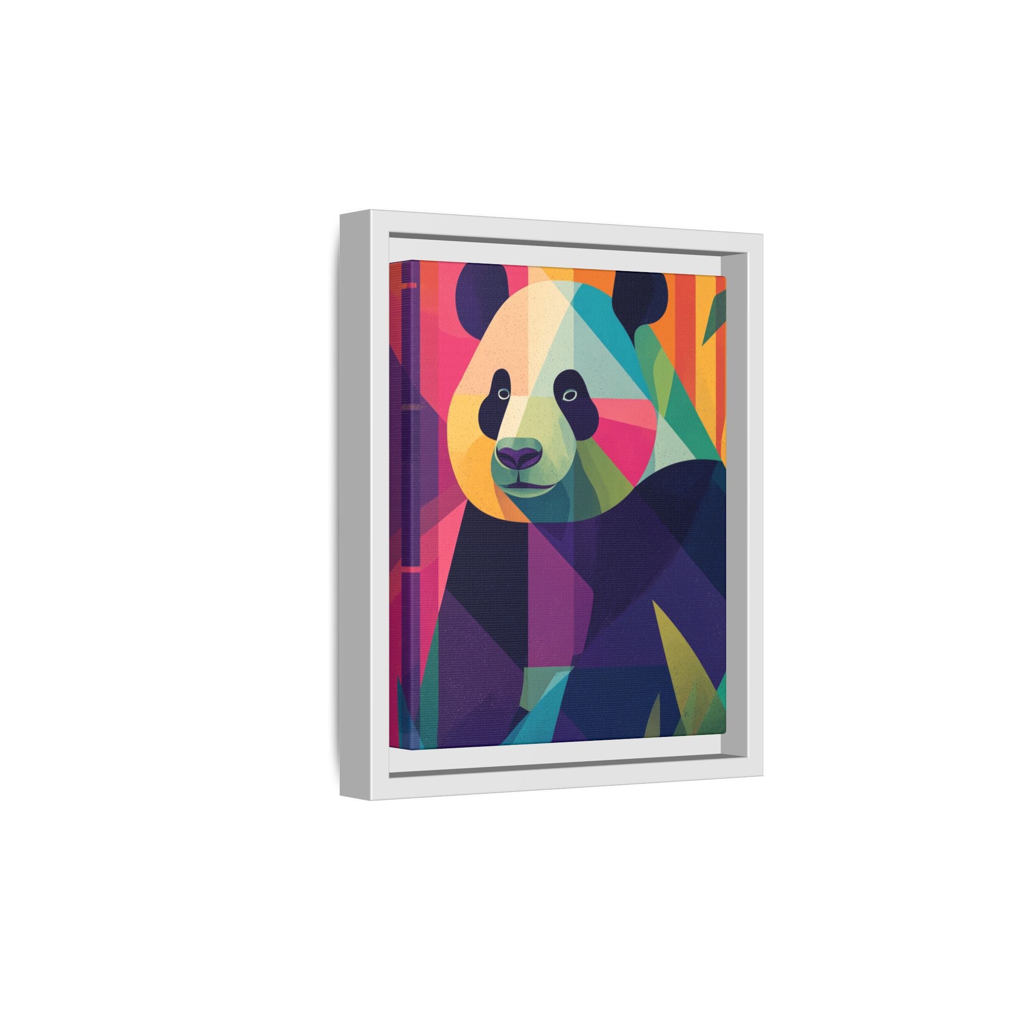 Geometric Panda: Mosaic Wildlife Portrait, Digital Polygonal Art   |  Personalized & Custom Orders Available