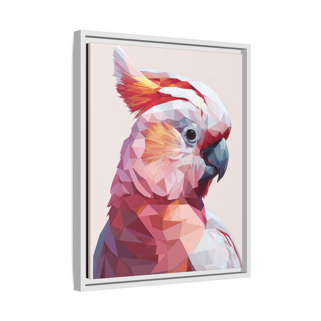 Geometric Cockatoo Portrait: Low-Poly Bird Art, Vibrant Abstract Illustration   |    Custom Orders Available