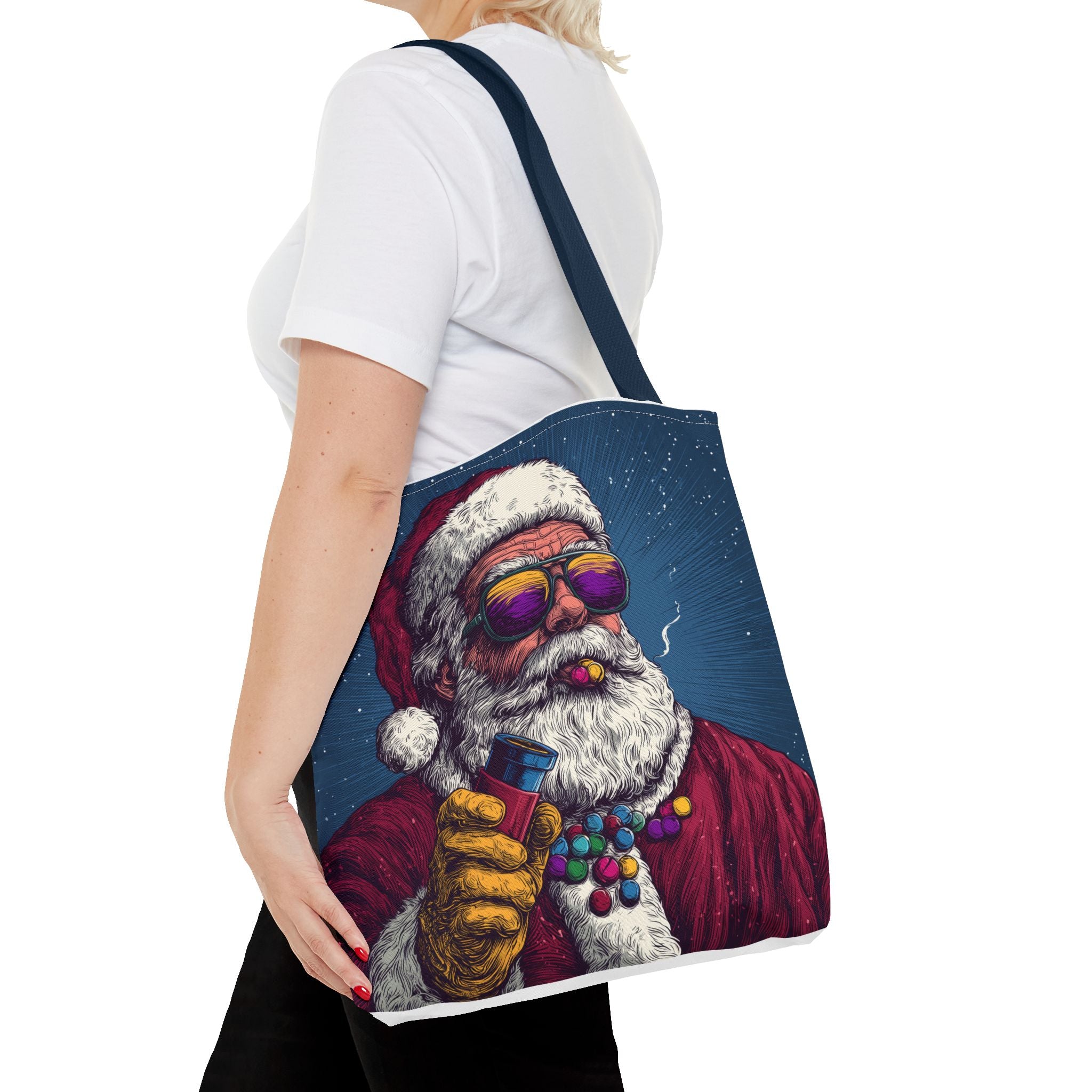 Naughty Santa Tote Bag (AOP)