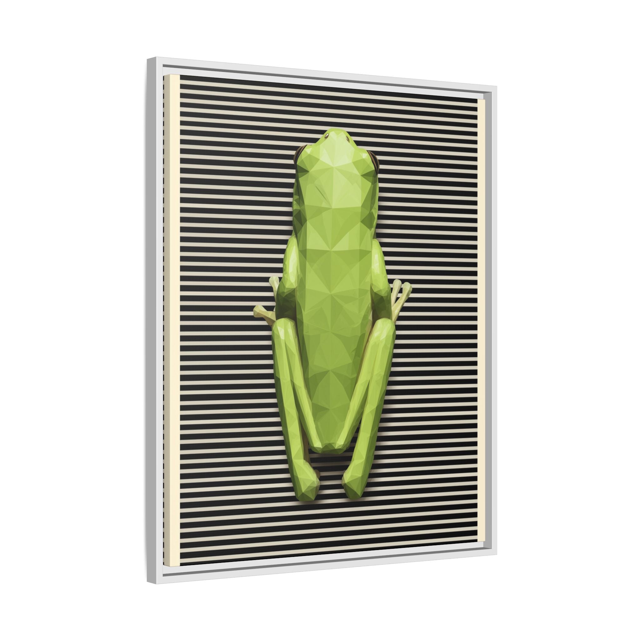 Geometric Amphibian: Low-Poly Frog Design, Digital Art Minimalism   |  Personalized & Custom Orders Available