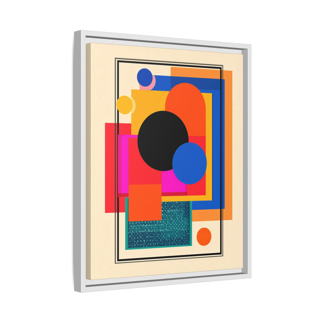 Geometric Harmony: Abstract Color Blocks, Mid-Century Modern Design, Minimalist Art Composition   |   Custom Orders Accepted