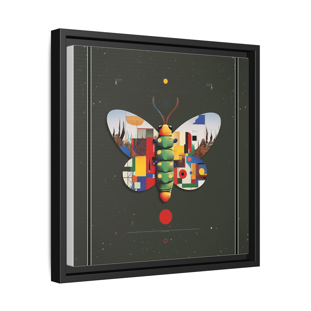 Geometric Butterfly Framed Print : Digital Cubist Interpretation, Modernist Entomological Design   |  Personalized & Custom Orders Available