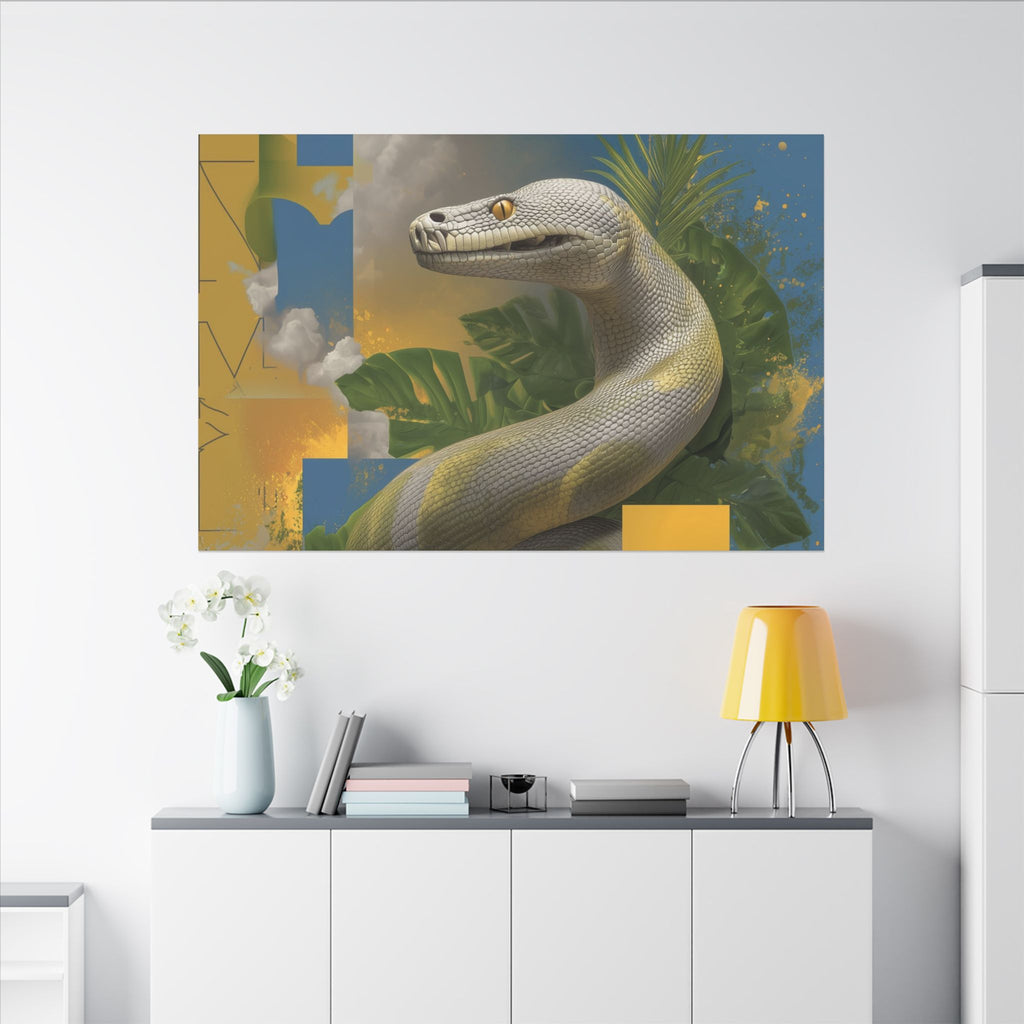 Serpent Geometry: Tropical Scales in Digital Art, Surreal Nature Composition   |    Custom Orders Available