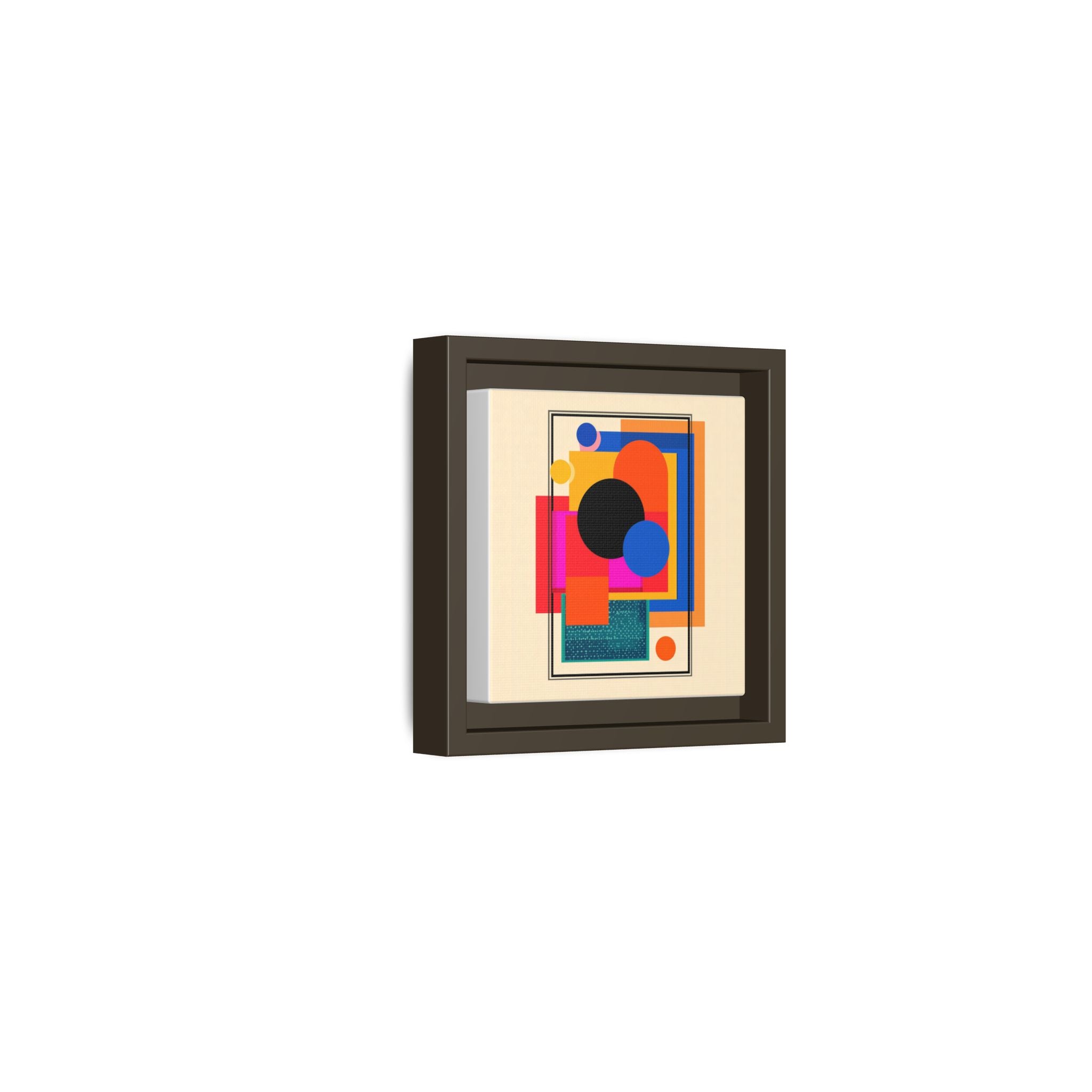 Geometric Harmony: Abstract Color Blocks, Mid-Century Modern Design, Minimalist Art Composition   |   Custom Orders Accepted