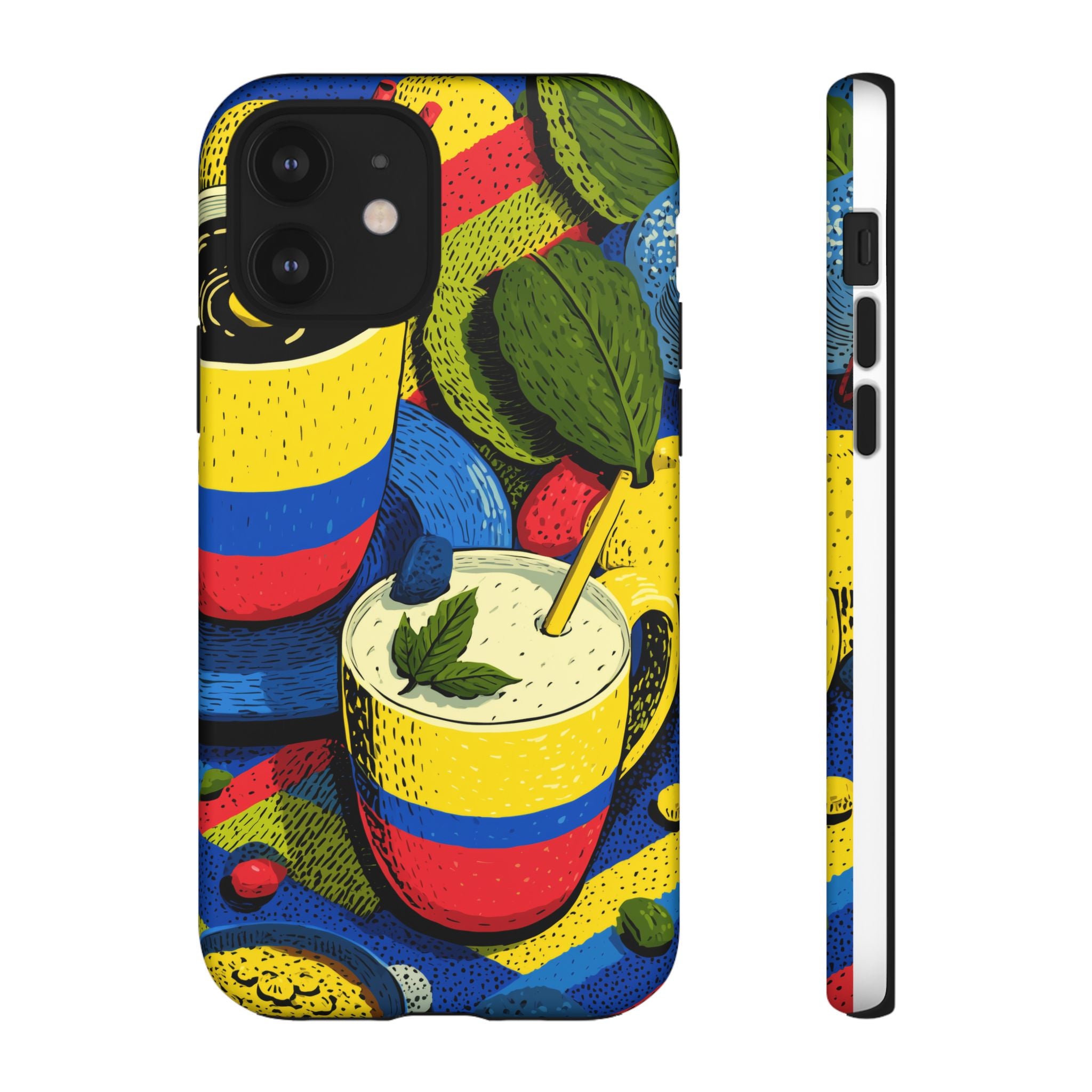Vibrant Phone Case for Tough Cases | Colorful Colombian Art, Unique Gift, Trendy Accessory, Summer Style, Festival Must-Have