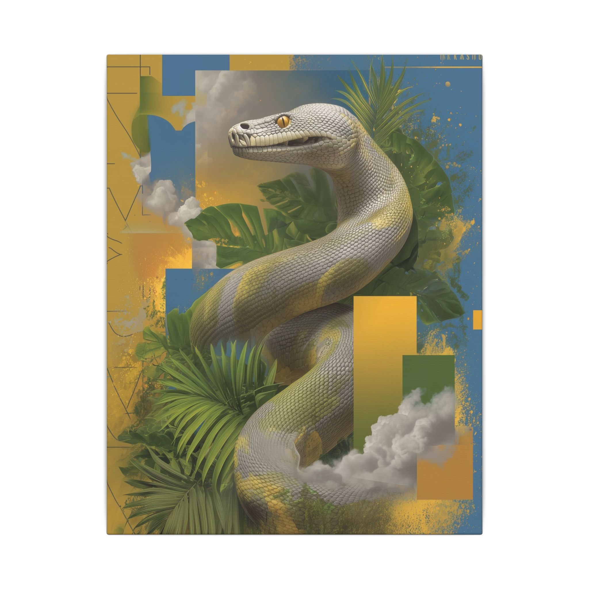 Serpent Geometry: Tropical Scales in Digital Art, Surreal Nature Composition   |    Custom Orders Available