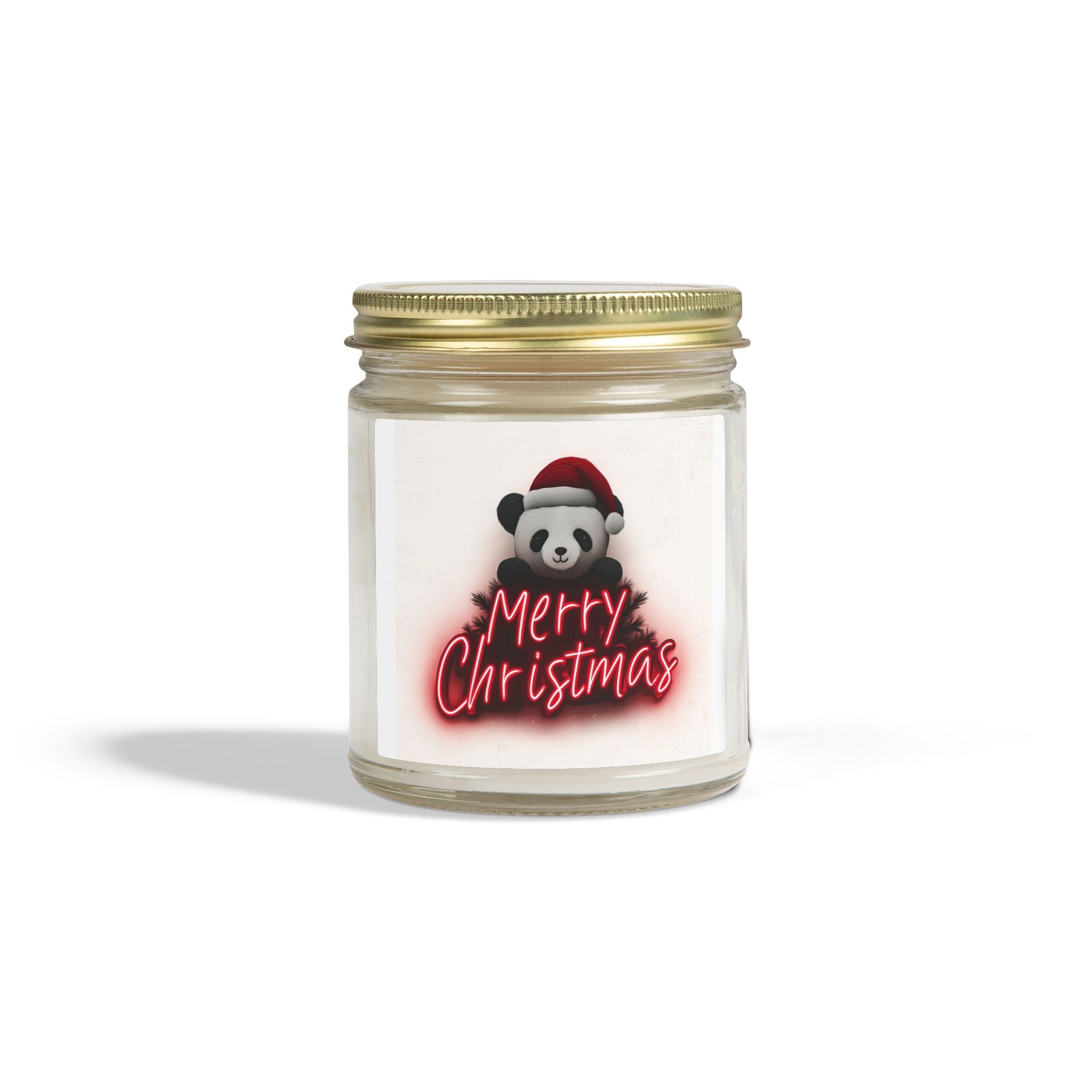 Merry Christmas Scented Candles | Coconut Apricot Wax | Holiday Décor, Gift for Her, Aromatherapy, Home Fragrance, Cozy Ambiance