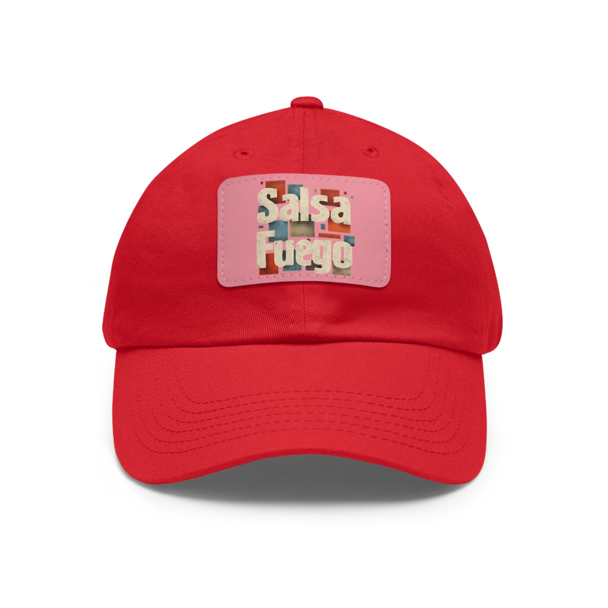 Salsa Fuego Geometric Dad Hat with Leather Patch (Rectangle)