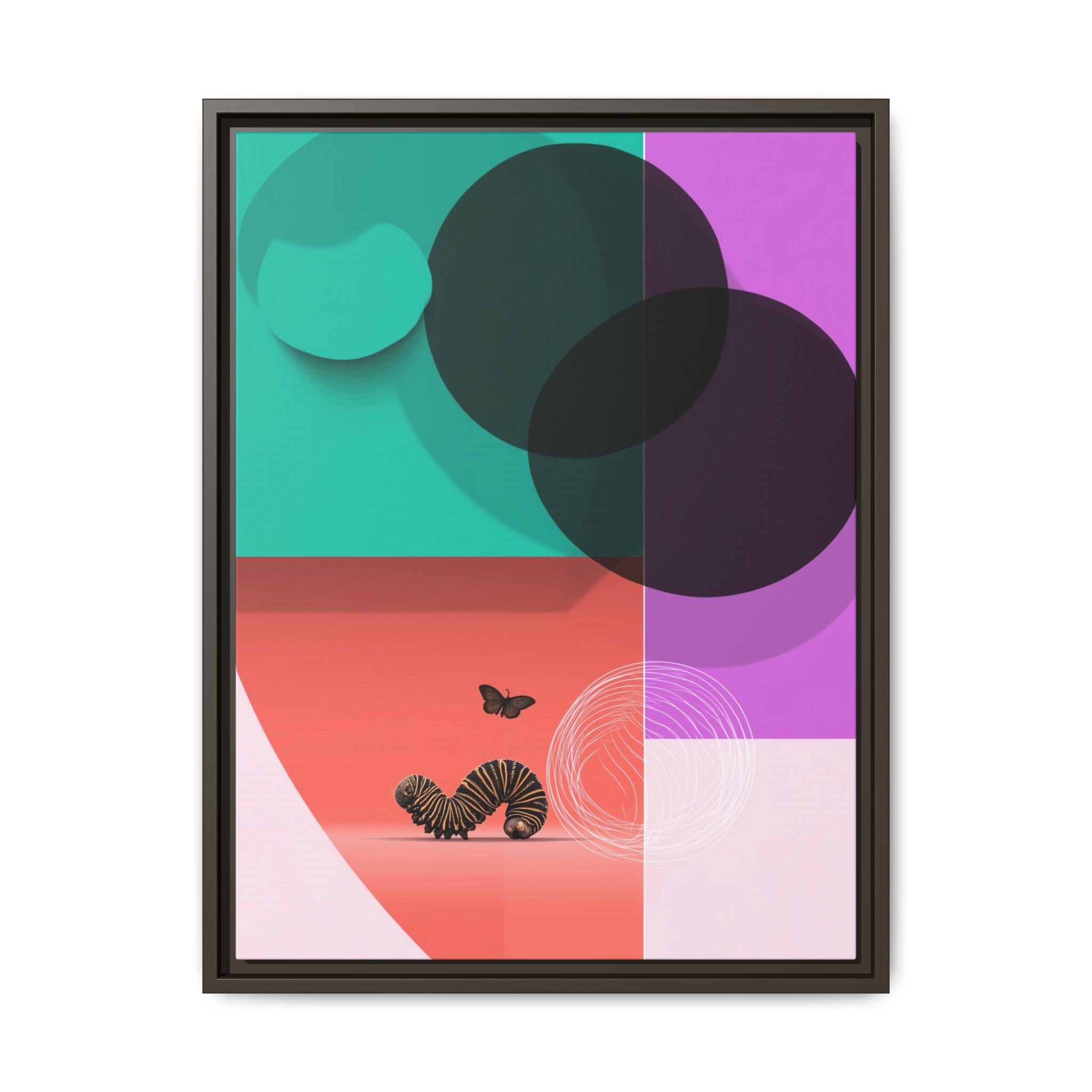 Metamorphosis in Color: Geometric Butterfly Transformation, Abstract Graphic Design   |    Custom Orders Available