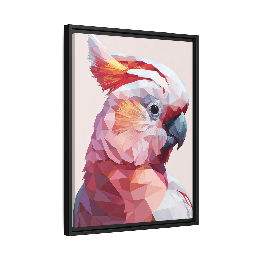 Geometric Cockatoo Portrait: Low-Poly Bird Art, Vibrant Abstract Illustration   |    Custom Orders Available