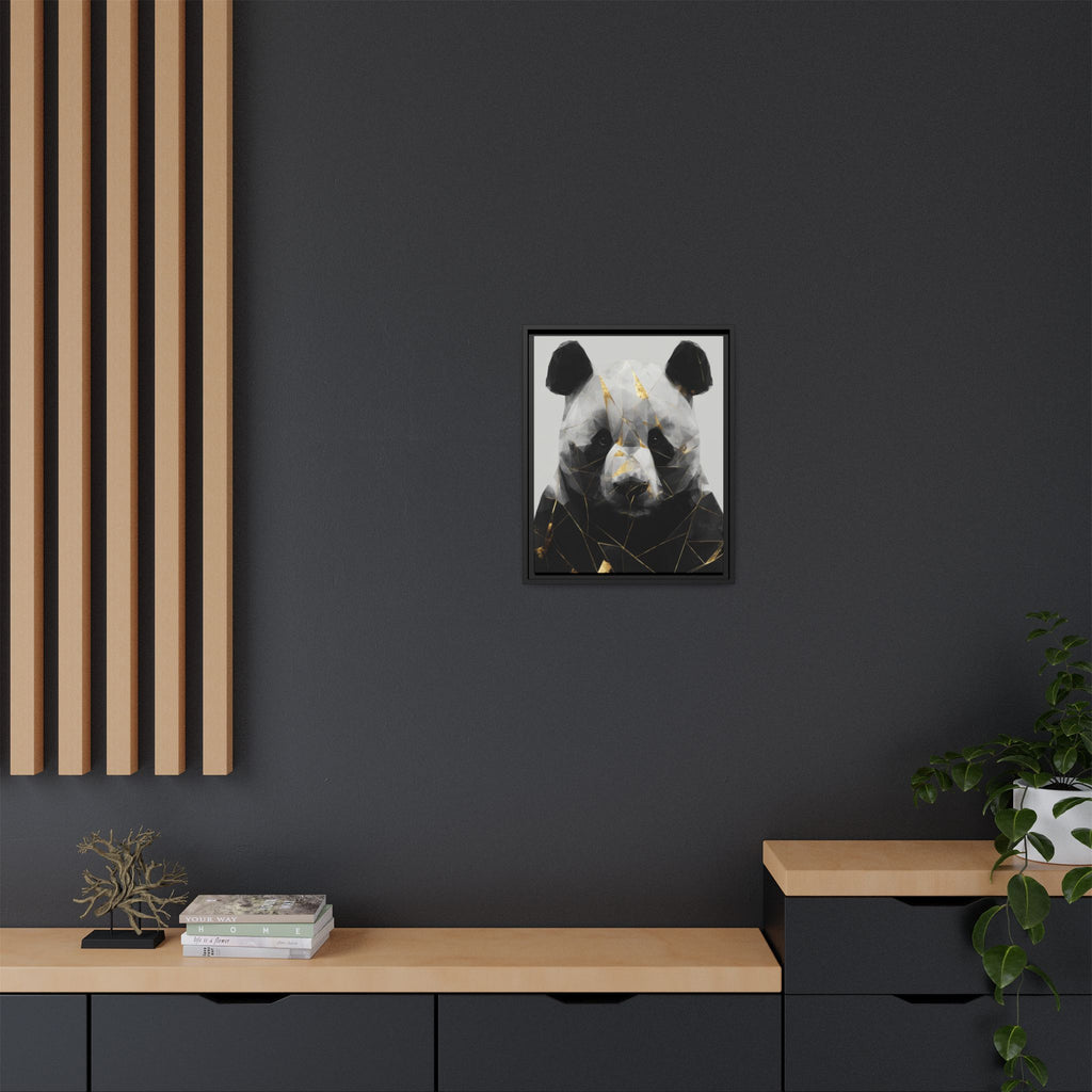 Fractured Panda: Geometric Wildlife Art, Low-Poly Contemporary Portrait   |  Personalized & Custom Orders Available