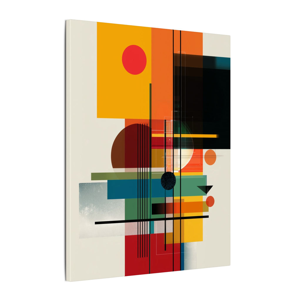 Geometric Harmony: Bauhaus Intersections, Constructivist Layers, Abstract Color Blocks   |   Custom Orders Accepted