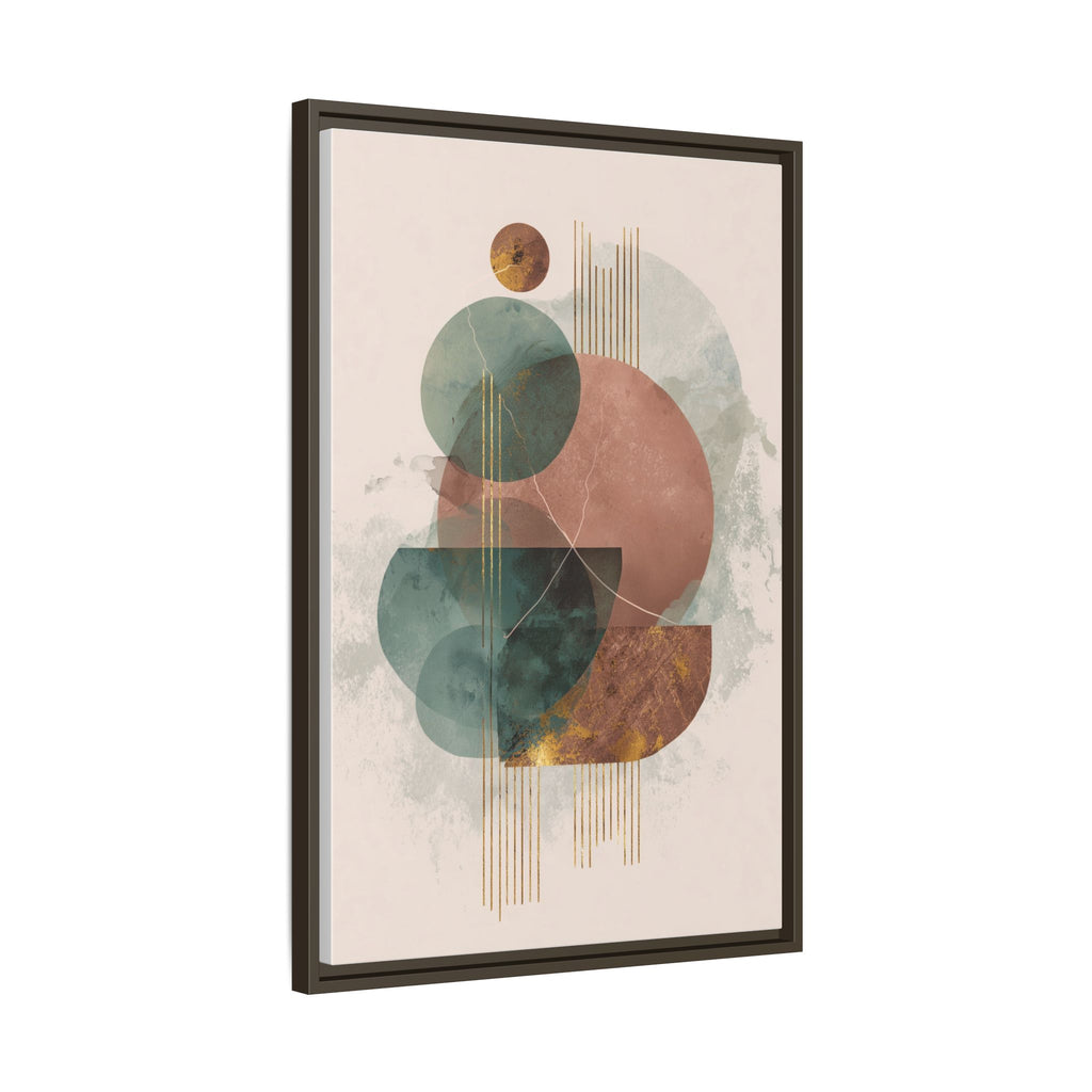 Translucent Geometries: Abstract Circles, Mid-Century Minimalism, Watercolor Layers   |   Custom Orders Accepted