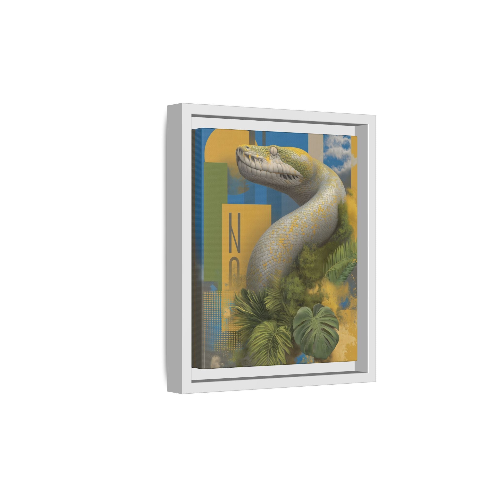 Serpent's Geometry: Tropical Realism, Digital Wildlife Composition   |    Custom Orders Available