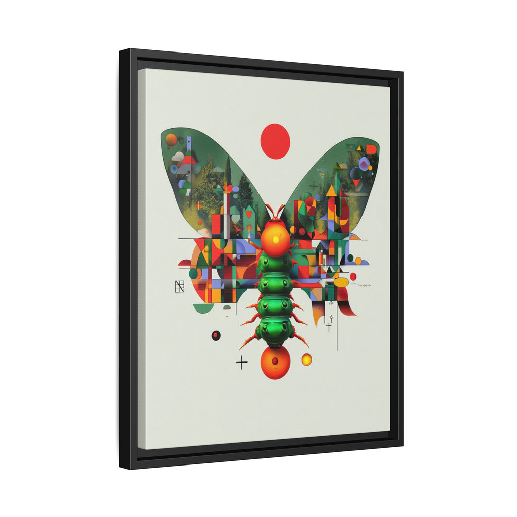 Digital Butterfly Framed Print, Cubist Architectural Abstraction   |  Personalized & Custom Orders Available