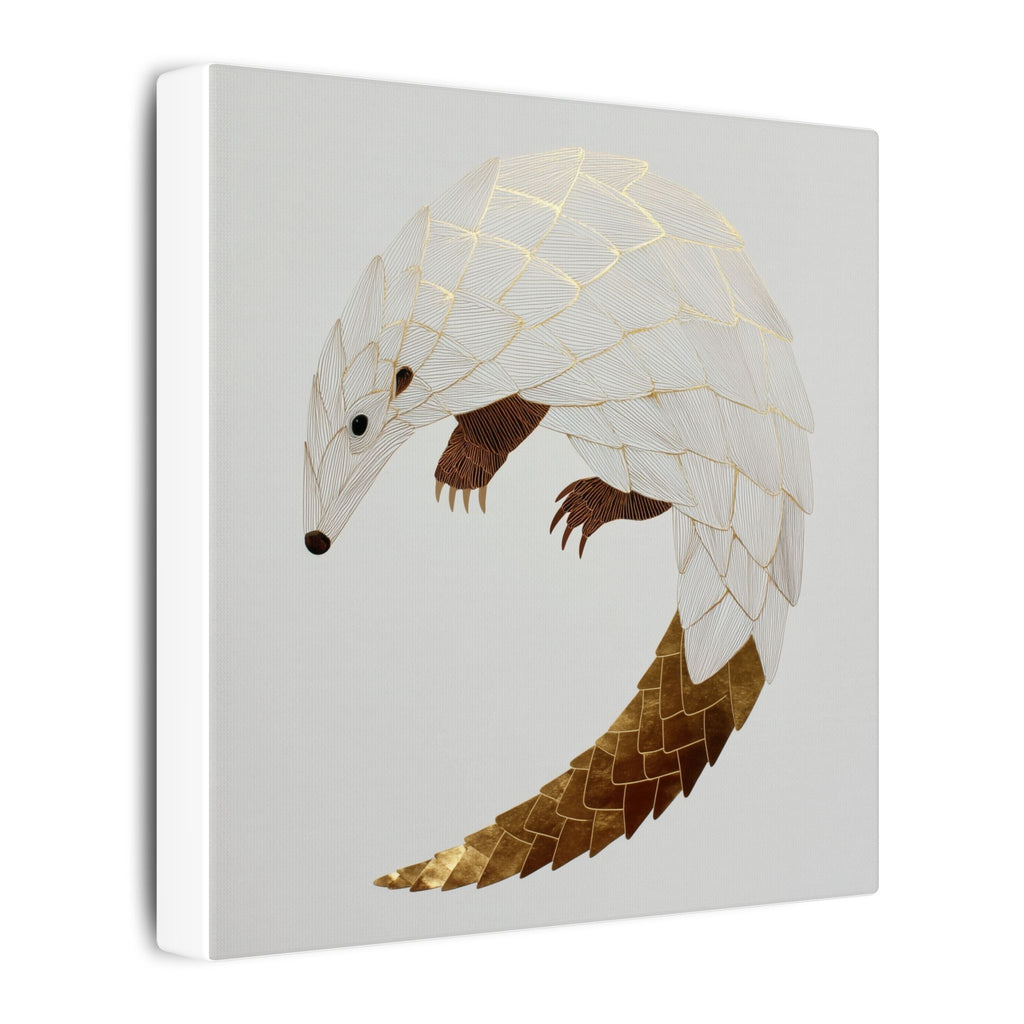 Geometric Hedgehog: Layered Minimalist Wildlife, Architectural Art Style   |    Custom Orders Available